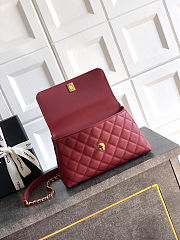 Chanel Coco Handle Red Size 23cm - 4