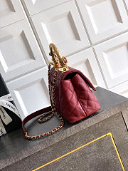 Chanel Coco Handle Red Size 23cm - 3