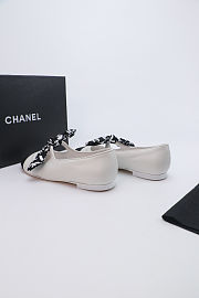 Chanel Mary Janes in Lambskin Silk and Grosgrain - 2