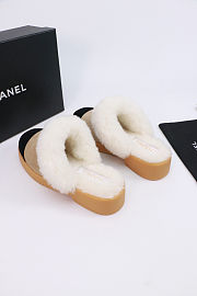Chanel Shearling Sheepskin Mules - 4