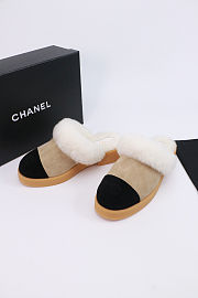 Chanel Shearling Sheepskin Mules - 2