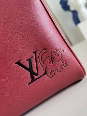 LV Speedy Soft 30 Plum Calfskin leather Size 30 x 21 x 17cm  - 3