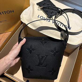LV All In BB Monogram Empreinte Leather Black M13480 Size 16 x 18 x 12 cm