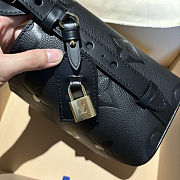 LV All In BB Monogram Empreinte Leather Black M13480 Size 16 x 18 x 12 cm - 3