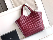 YSL ICARE in quilted lambskin in Red Size 27 x 13 x 8cm - 6