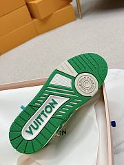 Louis Vuitton Trainer Green Monogram Textile - 5