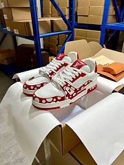 LV Trainer Yayoi Kusama Red White - 1AB8J1 / 1AB8IU - 1