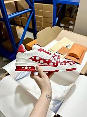 LV Trainer Yayoi Kusama Red White - 1AB8J1 / 1AB8IU - 5