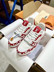 LV Trainer Yayoi Kusama Red White - 1AB8J1 / 1AB8IU - 3