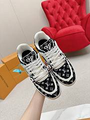 Louis Vuitton Trainer Black Monogram Textile Men's - 1ABFTE - 2