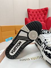 Louis Vuitton Trainer Black Monogram Textile Men's - 1ABFTE - 4