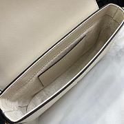 Gucci Bag Super Mini Shoulder Bag 21 In White Embossed Calfskin - 2