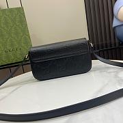 Gucci Pre-Owned 2020s mini GG Embossed Shoulder Black bag - 3