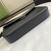 Gucci Pre-Owned 2020s mini GG Embossed Shoulder Black bag - 4