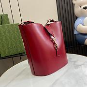 Gucci Mini Bucket Shoulder Bag in Red Size 25.5 x 28 x 16.5cm - 6