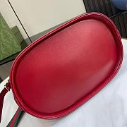 Gucci Mini Bucket Shoulder Bag in Red Size 25.5 x 28 x 16.5cm - 3