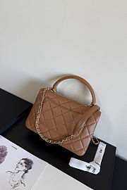 Chanel Lambskin Quilted Small Trendy CC Flap Dual Handle Bag - 3