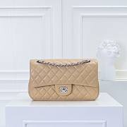 Chanel  Caviar Quilted Medium Double Flap Beige Size 25.5 x 16 x 6.5cm - 1