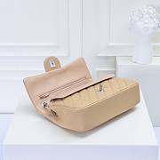 Chanel  Caviar Quilted Medium Double Flap Beige Size 25.5 x 16 x 6.5cm - 6