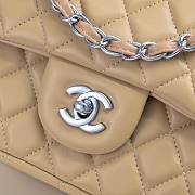 Chanel  Caviar Quilted Medium Double Flap Beige Size 25.5 x 16 x 6.5cm - 4