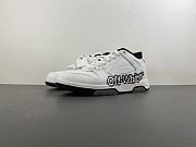 OFF-WHITE Out Of Office OOO Low Tops White Black - 1