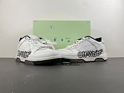 OFF-WHITE Out Of Office OOO Low Tops White Black - 6