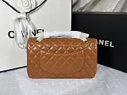 Chanel Lambskin Quilted Medium Double Flap Brown Size 25.5x14x7cm - 3