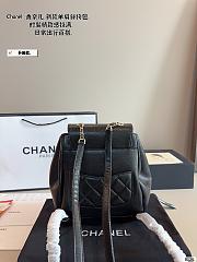 Chanel Black Quilted Caviar Leather Business Affinity Backpack Bag Size 22x15x24cm - 3
