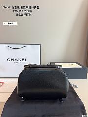 Chanel Black Quilted Caviar Leather Business Affinity Backpack Bag Size 22x15x24cm - 2