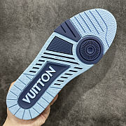 Louis Vuitton Trainer Blue Patchwork Monogram Denim - 3