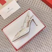 VLogo Signature Patent Leather Slingback Pump 80mm - 2