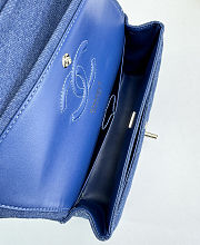 CHANEL Double Flap Medium Denim Shoulder Bag Size 25cm - 2