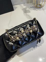 Chanel Vanity With Chain Black Size 17cm - 2