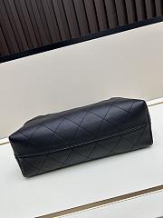 Chanel 25 Hobo Shopping Bag Small Tote Black Size 36×24x12cm - 5