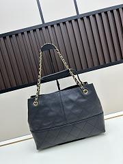 Chanel 25 Hobo Shopping Bag Small Tote Black Size 36×24x12cm - 3