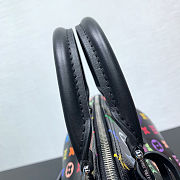 LV X TM Monogram Multicolor Speedy Soft 30 Black Size 21x17x30cm - 6