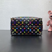 LV X TM Monogram Multicolor Speedy Soft 30 Black Size 21x17x30cm - 4