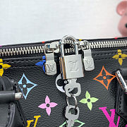 LV X TM Monogram Multicolor Speedy Soft 30 Black Size 21x17x30cm - 5