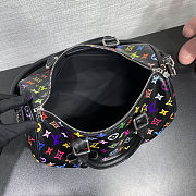 LV X TM Monogram Multicolor Speedy Soft 30 Black Size 21x17x30cm - 2