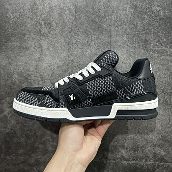 LV Trainer Black Damier 3D Denim