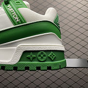LV Trainer Maxi Sneaker 'White Green'  1AB8SC/1AB8SI - 4