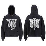 Saint Skeleton Hoodie Black Color - 1