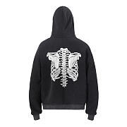Saint Skeleton Hoodie Black Color - 5