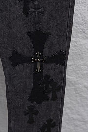 Chrome Hearts Black Denim Jeans - 2