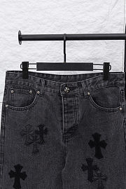 Chrome Hearts Black Denim Jeans - 3