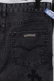 Chrome Hearts Black Denim Jeans - 4