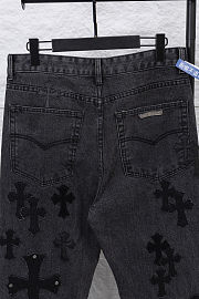 Chrome Hearts Black Denim Jeans - 5