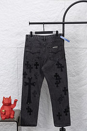 Chrome Hearts Black Denim Jeans - 6