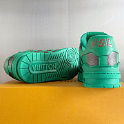 LV Trainer Sneaker Damier Pop Green - 6