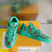 LV Trainer Sneaker Damier Pop Green - 5